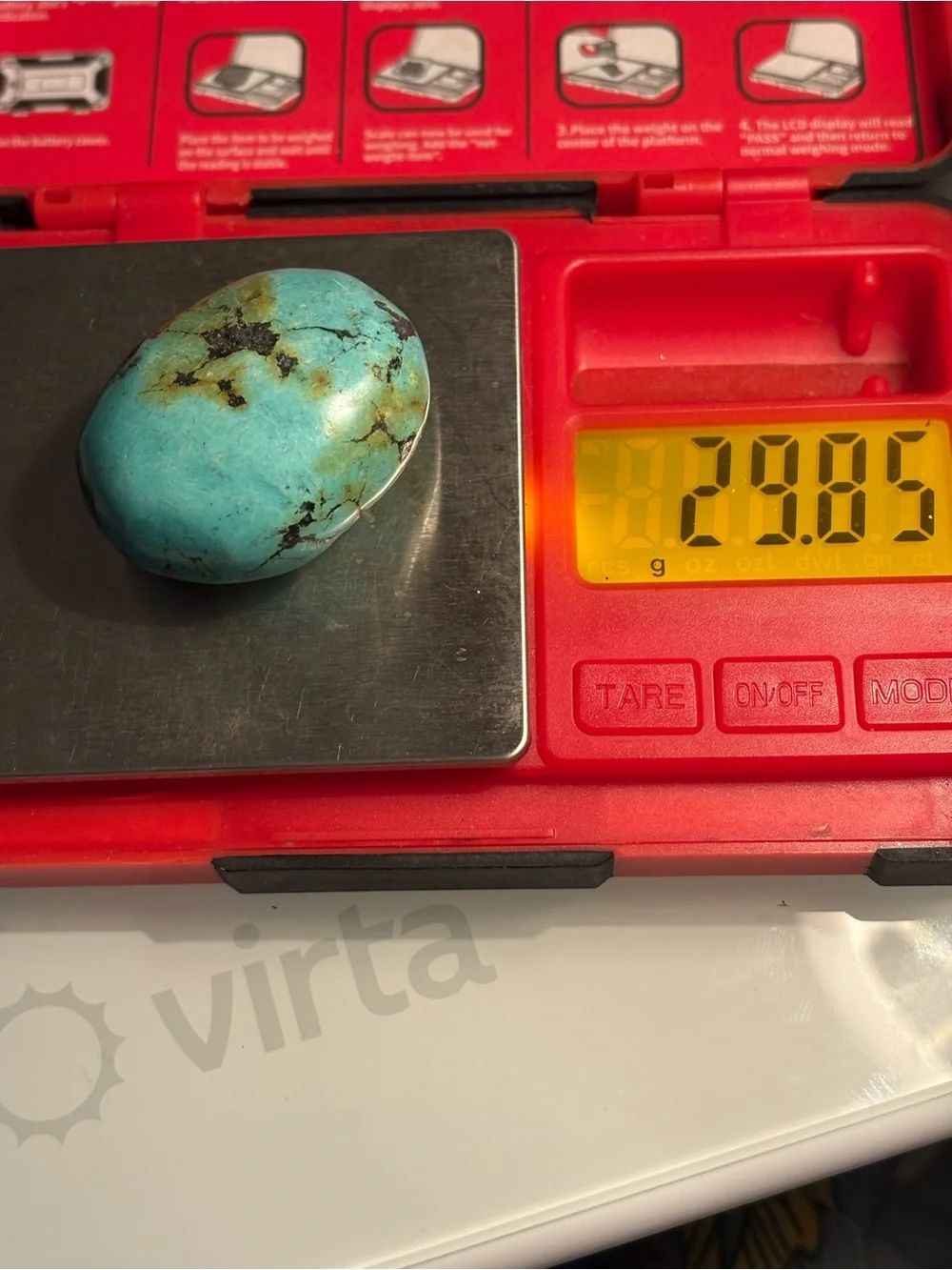 Vintage 100% Natural Tibetan Turquoise Oval Gemstone For Pendant Jewelry